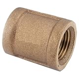 Threaded Red Brass Coupling-3/8" BRASS COUPLING (並行輸入品)