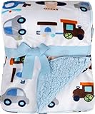 Big Oshi Super Soft Baby Blanket, Blue by Big Oshi