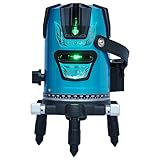 恒昌光電 5ライン グリーンレーザー墨出し器 HCG04-5 4垂直・1水平 4方向大矩ライン オートラインレーザー レーザー墨出し器 フルライン測定器 MP-DL5