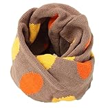 (モリハニ) Ｍｏｌｉ＆Ｈａｎｉ 秋冬 キッズ ネックウォーマー ベビー こども ドット柄 1-5歳 防寒 かわいい ファッション