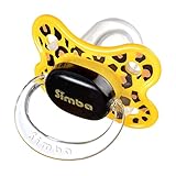 Simba Thumb Shaped Pacifier, Leopard Spots, 0+ Months by Simba