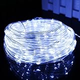 Lalapao Rope Lights 120LED Battery Operated String Fairy Christmas Lighting Decor with 5 Modes Optio