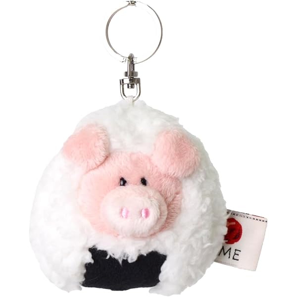 Amazon.co.jp: [ニキ] キーホルダー ラブベア おにぎり 8cm くま
