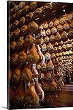 Marco Leopardiプレミアムシックラップキャンバス壁アート印刷題名イタリア、emilia-romagna、Parma地区、Parma Ham Seasoning 20" x 30" 2015