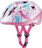 OGK KABUTO(オージーケーカブト) チャイルドメット J-CULES2 フラワーピンク 児童用 (頭囲 54cm~56cm未満)