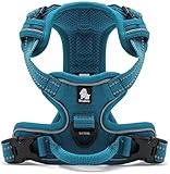 cocomall 犬用ハーネス 犬用胴輪 ドッグ ペット用品 お出かけハーネス 3M反射材料 訓練 ナイロン製 小型犬、中型犬、大型犬に向け 通気性 調節可能 おしゃれ(XS, ロイヤルブルー)