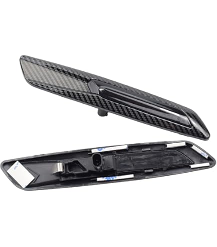 NSLUMO Sequential Amber LED Side Marker Lights For 2001-2006 BW E46 M3 Coupe Convertible Fender Turn Signal Indicator Blinker Lights Euro Clear Lens Replace Oem 63137165845