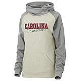 NCAA South Carolina Fighting軍鶏レディースAsym Reduxパーカー、オートミール/プレミアムヘザー、ミディアム