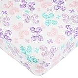 Babies R Us Multi Butterfly Knit Crib Sheet by Babies R Us [並行輸入品]