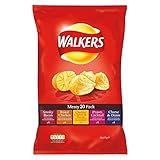 Walkers Crisps - Meaty Variety (20x25g) 歩行者のポテトチップス - 肉のさまざまな（ 20X25G ）