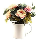 (ゲインズボローギフトウェア) Gainsborough Giftware ポット入り ローズ 造花 イミテーションフラワー (ワンサイズ) (マルチカラー)