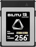 CFexpress B-Type 256GB メモリーカード 最大1700MB/秒の読み取り速度と1600MB/秒の書き込み速度 カメラ対応 4K/8K/6K/12Kビデオ録画に最適