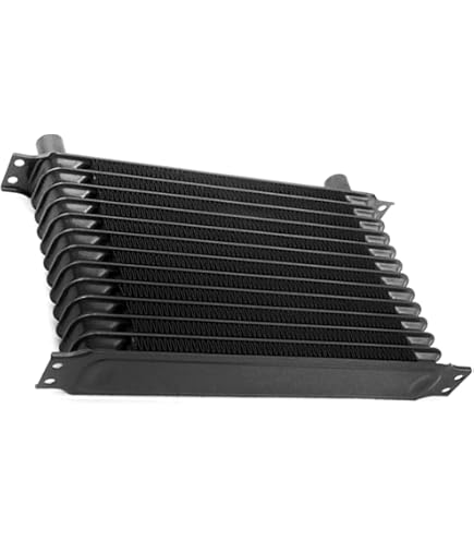 Amazon | PQYRACING 汎用 オイルクーラー コア AN10 30段 薄型 高効率