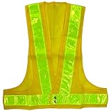 MIZUKEI（ミズケイ）:【入数:50枚】安全ベスト70mm(黄／黄) 5917606-50