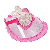 トップ女の子の屋外夏の日帽子なしの弾性ヘアフープハットサンビーチハット