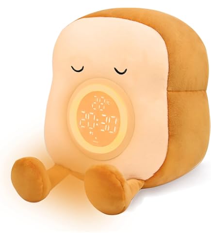 Amazon.co.jp: QANYI ぬいぐるみ ナイトライト 目覚まし時計 子供用