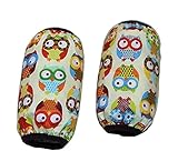 [フクロウ] 2ペアラブリーベビー防水Oversleevesキッズコートスリーブカバー