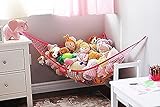 Miyayaおもちゃストレージハンモック、Organizer for Stuffed Animals、玩具、人形と他のコレクション( L : 70.8 X 47.2 X 47.2 inch / 180