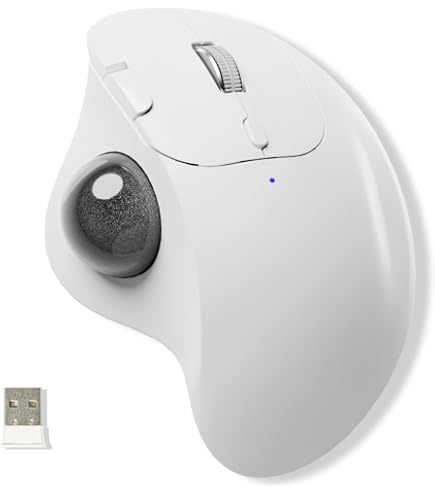 Amazon | Ewin トラックボールマウス Bluetooth&2.4GHz両対応 3台同時