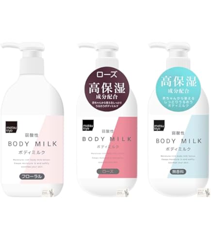Amazon | マツキヨ 弱酸性ボディミルク フローラル 400ml | ノー
