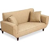 ソファ ソファー ソファベッド 背もたれ 肘置き リクライニング 2人掛け ベージュ