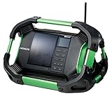 日立工機 14.4V 18V コードレスラジオ 充電式 Bluetooth機能搭載 AC100V使用可 蓄電池・充電器別売り UR18DSDL(NN) 本体のみ