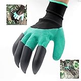 ガーデングローブ 園芸用手袋 バラ手袋 植栽手袋 園芸作業 防護グローブ 果物狩り 防護手袋 滑り止め(右手の爪)
