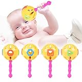 EITC Baby Rattle Toy GraspingアクティビティJingle Ball Developmentalトイ幼児用赤ちゃん教育玩具ランダム色