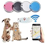 uncgcheng 4個入 ペット用GPSトラッカー Bluetooth連続 GPSアンチロストロケーター モニター 犬 猫用GPSロケーター追跡装置 長寿命 長使用時間 GPSロケーター 4色 GPSトラッカー 猫 GPSトラッカー ペット ペット用品 犬用品 猫用品 ブラック&ホワイト&ブルー&ピンク 4色 キーファインダーロケーター ワイヤレス Bluetooth アイテムトラッカー GPSロケーターアラームリマインダーアプリ 携帯電話 ペット キーチェーン 財布 荷物 車の鍵 メガネ用