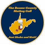 米国カスタムステッカーThe Boone County Mating Call WVステッカー 6" USCS-1499454657-6