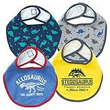 西松屋 EFD 4枚組スタイ（恐竜柄） ベビー ベビーサイズ 男の子