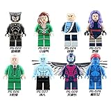 8pcs / lot Marvel X - Men Rogue / Professor X / Psylocke / IceMan / mystiquesuper Heroクラシックコレクション子供ギ