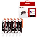 【AngelesColor】BCI-331XL インク 331 bk ブラック 合計6本 6BK 大容量 対応 インクカートリッジ TS8730 TS8530 TS8630 対応の プリンター インク 330 331 インク BCI-331XLBK