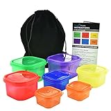 bloomingoods 7部分コントロール食品ストレージコンテナ& Labelled Lids | BPAフリー、Leakproof、電子レンジ&冷凍庫セーフMeal Prepランチボックス|の重量