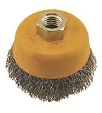 Enkay 1823-C 3-Inch Cup Brush, 5/8-11 Thread, Carded by Enkay