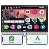 ABBCD-01JPATOTO A6 PF オーディオ一体型ナビ、ワイヤレスカープレイ付きタッチスクリーンAndroidラジオ、Android Auto、ミラーリンク、WiFi/BT/USBテザリング、デュアル,Bluetooth