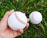 Baseballs練習ボール安全ボール( 2個パック) 9 "ソフトReduce Impact ForチームゲームPitching CatchingトレーニングDIY