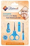 #1 Safety Baby Nail Clippers Set with Scissors and File, Complete Grooming Kit for Any Child Age, Ne