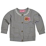 アンパンマンガール 衿レース カーデガン 女の子 ANPANMAN （グレー80cm）