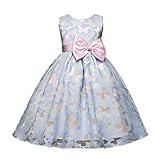 Candykids 子供ドレス 子どもドレス ワンピース　お嬢様 　ドレス　フォーマル ピアノ 発表会 結婚式 入園式 演奏会 プリンセスドレス 女の子 女児 ガールズ ノースリーブ (120cm, 