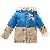 2017年 ZOOMIC 切替コート ジャケット 防寒衣料 撥水加工 ブルー◇90cm