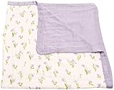 Little Unicorn Deluxe Muslin Blanket Quilt - Light Blue [並行輸入品]