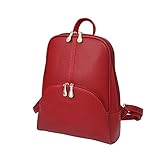 Nevenka さりげないバックパックレディーストートバッグ、ショルダーバッグ (RED) [並行輸入品]