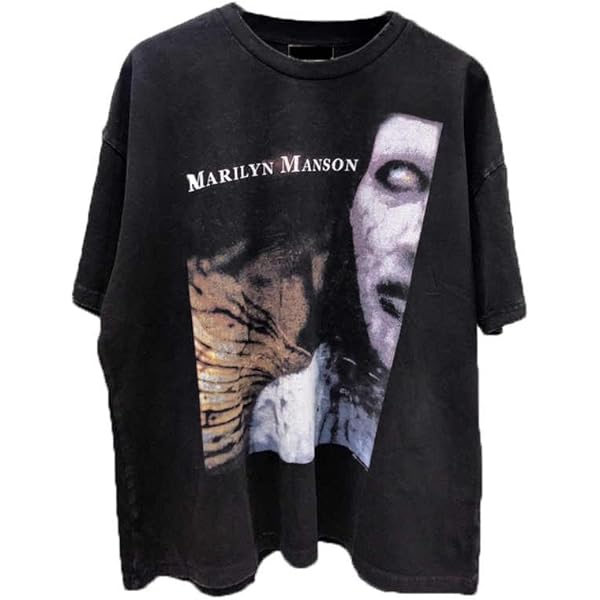 Amazon.co.jp: チャールズ マンソン Tシャツ L シリアルキラー バンドT