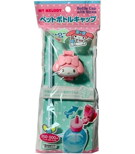 Amazon｜サンリオ ハローキティ ペットボトルキャップ ストロー付き