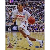 NCAA Syracuse Orange Kris JosephホワイトJerseyドライブ垂直写真with 08 – 12 Inscription、8 x 10-inch