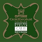 ゴールドブロカット プレミアム ブラス バイオリン弦 E線 (0.26ボールエンド)