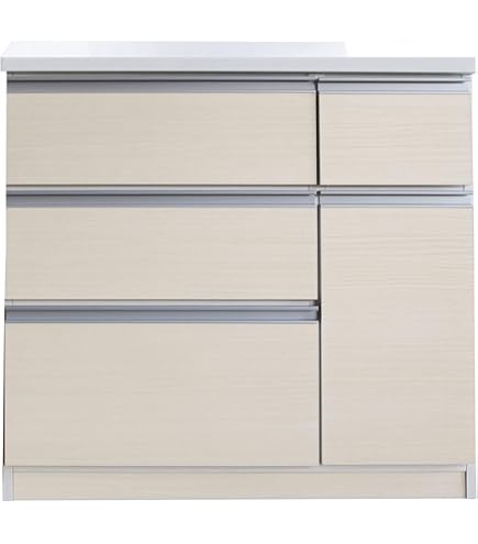 Amazon.co.jp: カウンター キッチン収納 カウンター 105 扉カウンター