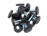 Tovotの24個ネジ家具グライドレベリング足調節可能直径25 mm / 1インチの家具脚