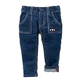 ダブルB(mikihouse) カモフラ＆デニム風 ストレッチコーデュロイパンツ（63-3207-973） 100cm インディゴブルー（33）